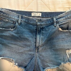Abercrombie & Fitch Distressed Denim Shorts